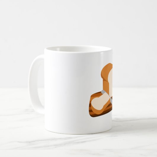 Brotlaib Kaffeetasse (Vorderseite Links)