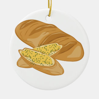 Brotlaib Keramik Ornament