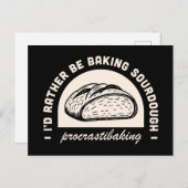 Brotlaib liebt lustige Zitate Postkarte (Vorne/Hinten)