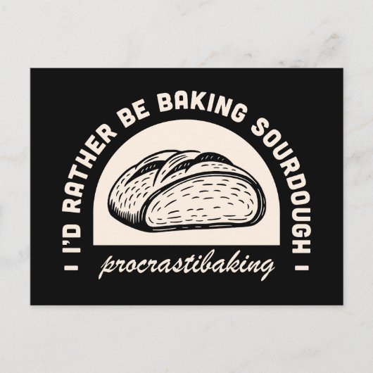 Brotlaib liebt lustige Zitate Postkarte (Vorderseite)