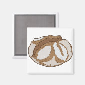Brotlaib Magnet (Vorderseite/Rückseite)