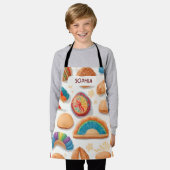 Brotlaib Retro Personalisiertes Muster Schürze (Getragen)