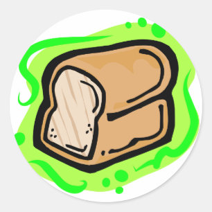 Brotlaib Runder Aufkleber