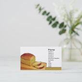 Brotlaib Visitenkarte (Stehend Vorderseite)