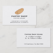 Brotlaib Visitenkarte (Vorne/Hinten)