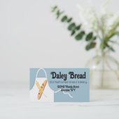 Brotlaib Weizen Schürze Bäckerei Visitenkarte (Stehend Vorderseite)