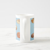 Brotmusterknochen-China-Tasse - kundengerecht Porzellantasse (Rückseite)