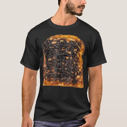 Brotoast Burnt Matching Halloween Kostüm T-Shirt (Vorderseite)