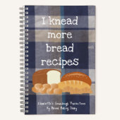 Brotrezepte Spiralpapier Notizblock (Vorderseite)