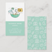 Brotrezeptorenbäckerei - Illustration Visitenkarte (Vorne/Hinten)