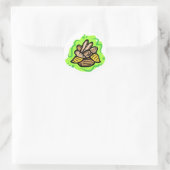 Brotsatz Runder Aufkleber (Tasche)