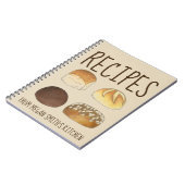 Brotsorten Rezepte Personalisiert Küche Notizblock (Linke Seite)