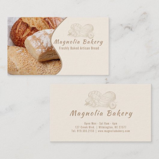 Brotsorten Visitenkarte (Vorne/Hinten)