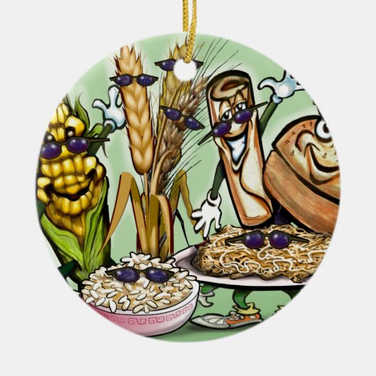 Brotsortiment Keramik Ornament (Vorne)