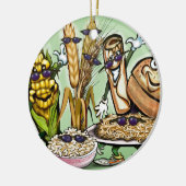Brotsortiment Keramik Ornament (Links)