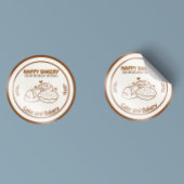 Brotsortimente aus der Konditorei Kaffee Tone Runder Aufkleber