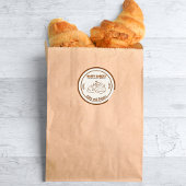 Brotsortimente aus der Konditorei Kaffee Tone Runder Aufkleber