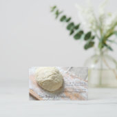 Brotteig an Bord Visitenkarte (Stehend Vorderseite)