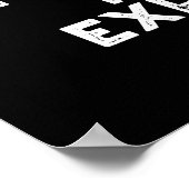 Brottöne passieren, wenn man sie erwartet poster (Ecke)