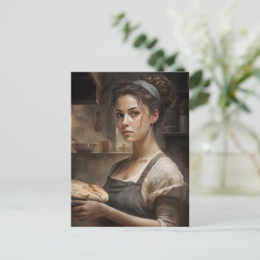 Brotweibchen Postkarte (Stehend Vorderseite)