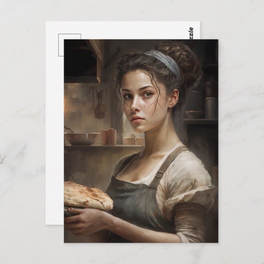 Brotweibchen Postkarte (Vorne/Hinten)