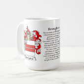Broughton, der Ursprung, die Bedeutung und das Kaffeetasse (Vorderseite Links)