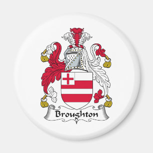 Broughton Familienwappen Magnet