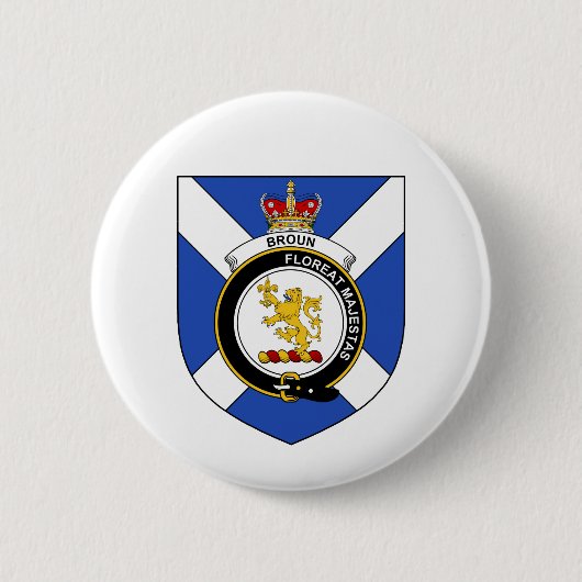 Broun (Brown) Button (Vorderseite)