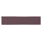 Broun oder Grady Clan Tartan Kariertes Muster Kurzer Tischläufer (Horizontal)