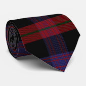 Broun oder Grady Clan Tartan Karomuster Krawatte (Gerollt)