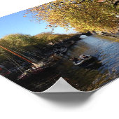 Brouwersgracht Amsterdam Canal Autumn Foto Poster (Ecke)