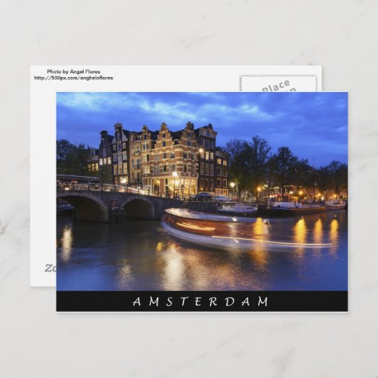 Brouwersgracht Postcard Postkarte (Vorne/Hinten)