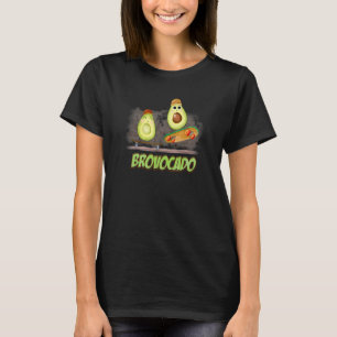 Brovocado Avocado Bruder Frucht Zitat Essen Wortsp T-Shirt