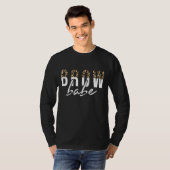 Brow Babe Leopard Eyebrow Brow Tech Brow Artist T-Shirt (Vorne ganz)
