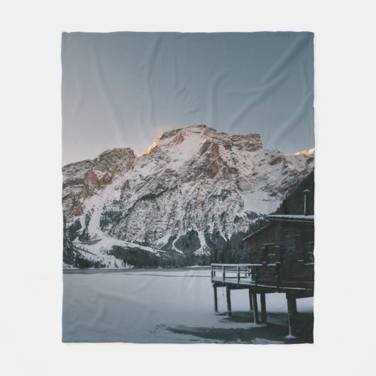 BROW HOUSE BEAR BERG FLEECEDECKE (Vorderseite)