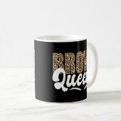 Brow Queen Brow Artist Brow Tech Leopard Brow Quee Kaffeetasse (VorderseiteRechts)