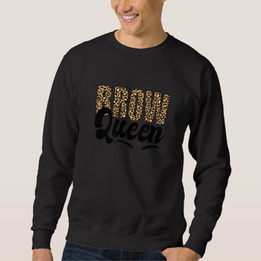 Brow Queen Brow Artist Brow Tech Leopard Brow Quee Sweatshirt (Vorderseite)