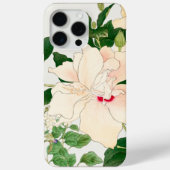 Browallia & Hibiskus Blume - Japanischer Holzblock Case-Mate iPhone Hülle (Rückseite)