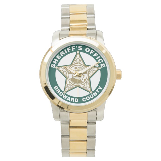 Broward Sheriffs Office-Design Armbanduhr (Vorderseite)