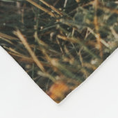 BROWER FOX AUF DEM BODEN FLEECEDECKE (Ecke)
