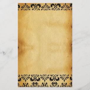 BROWER PARCHMENT DAMASK BRIEFPAPIER
