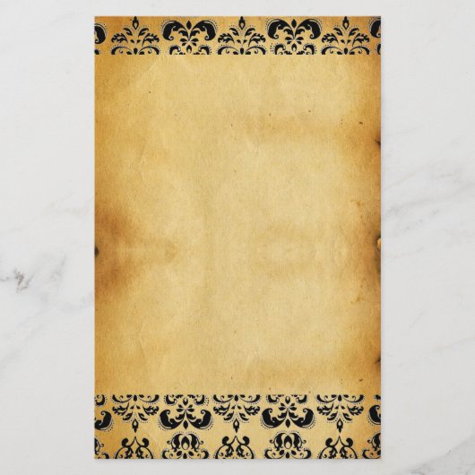 BROWER PARCHMENT DAMASK BRIEFPAPIER (Vorderseite)