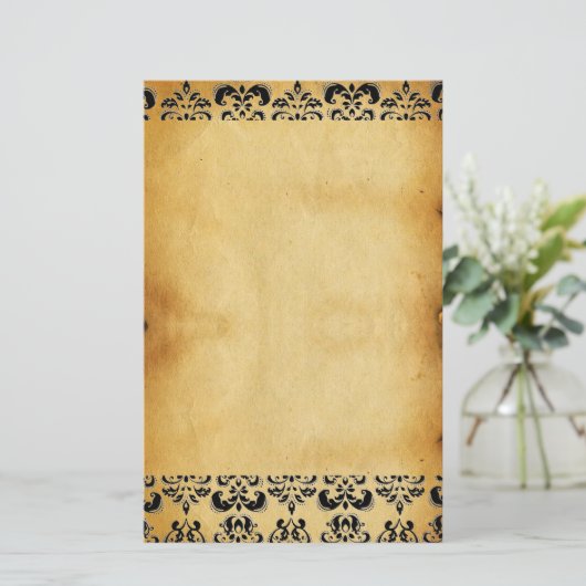 BROWER PARCHMENT DAMASK BRIEFPAPIER (Stehend Vorderseite)