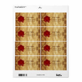 BROWER PARCHMENT UND ROT-WAX SIEGEL MONOGRAM (Vorne)