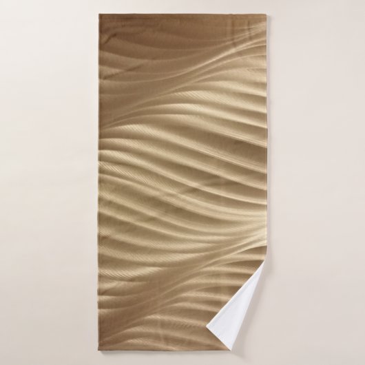 BROWER UND WEISS STRIPIERTE TEXTILE BADEHANDTUCH (Badehandtuch)