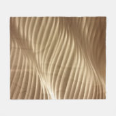 BROWER UND WEISS STRIPIERTE TEXTILE FLEECEDECKE (Vorderseite (Horizontal))