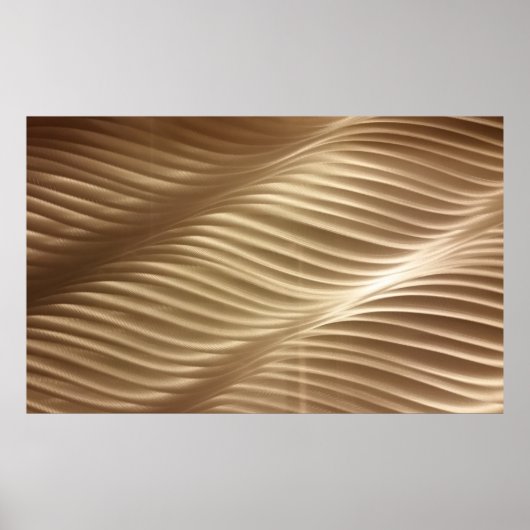 BROWER UND WEISS STRIPIERTE TEXTILE POSTER (Vorne)