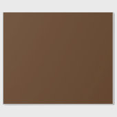Brown #2, Brown Wrapping Paper Geschenkpapier (Flach)
