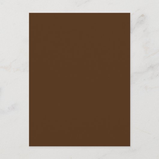 Brown #4D2A10, Krokodil Feiertagspostkarte (Vorderseite)