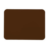 Brown #4D2A10, Krokodil Magnet (Horizontal)